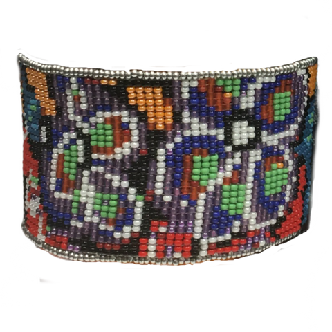 Mug with Beaded Flower Sleeve (colors available)