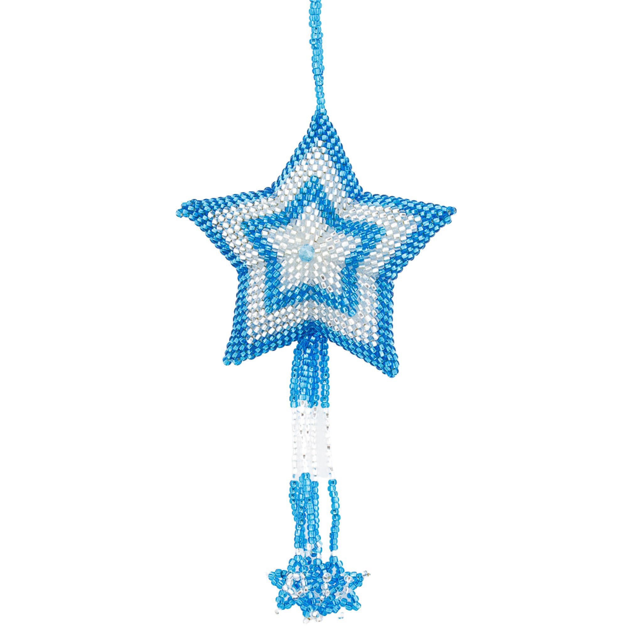 Five point clear glass star ornament,Uniquely Yours. Transform your space  into a magical place