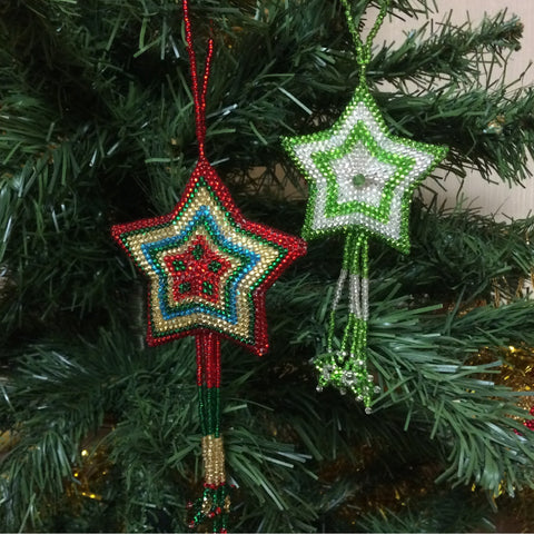 Star Ornament - Five Point (colors available)