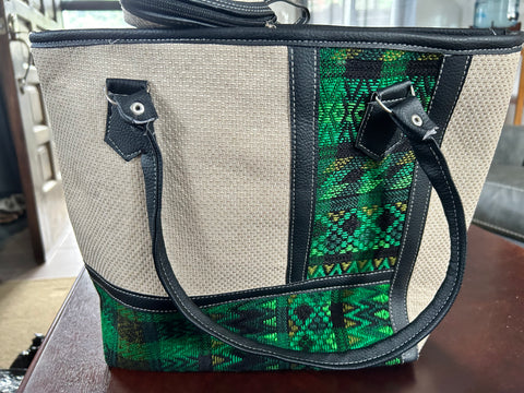 “L” Embroidered Handbag