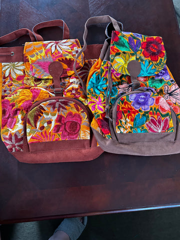 Backpack - Embroidered Lg