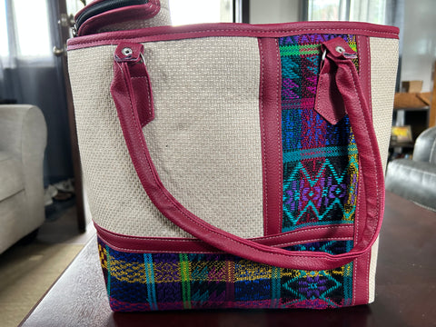 “L” Embroidered Handbag
