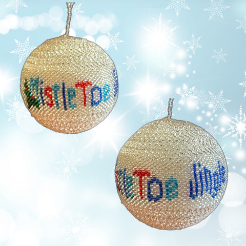 Patterned Christmas Balls
