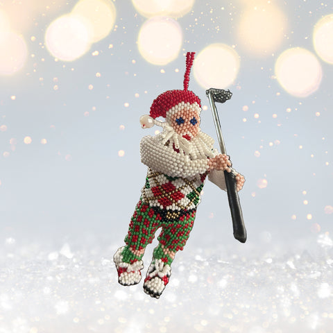 Santa Golfing