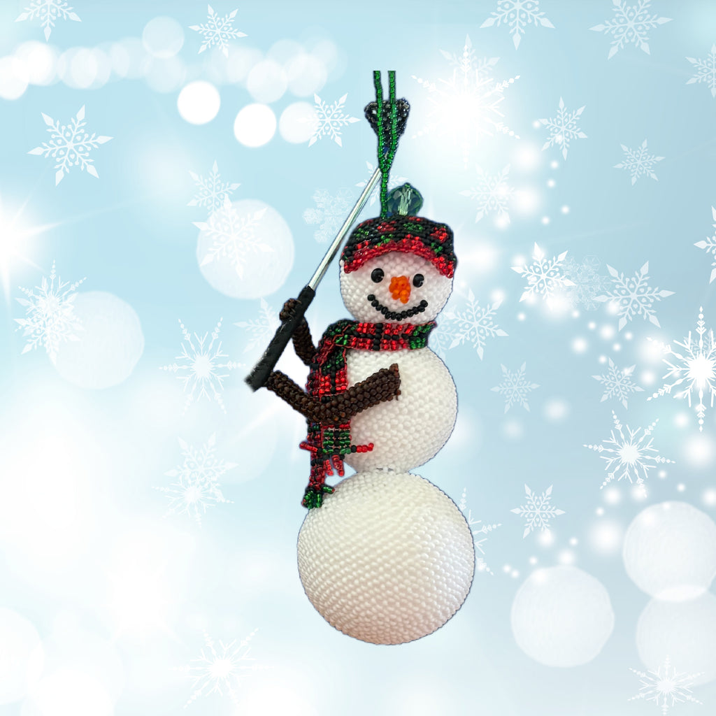 Snowman Golfing