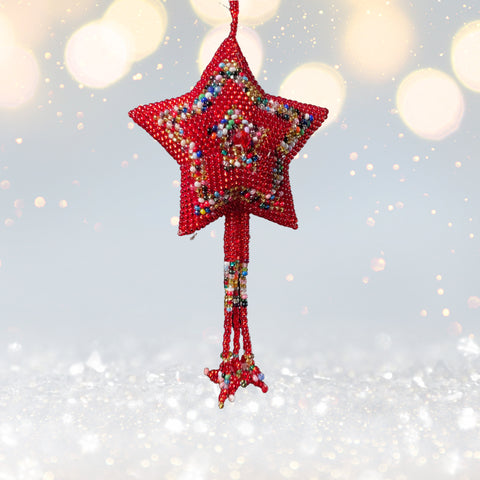 Star Ornament - Five Point (colors available)