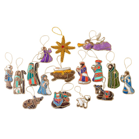 Nativity Hanging Ornament Sets