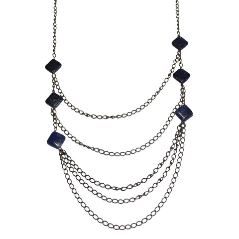 Romelia Stone Necklace (colors available)