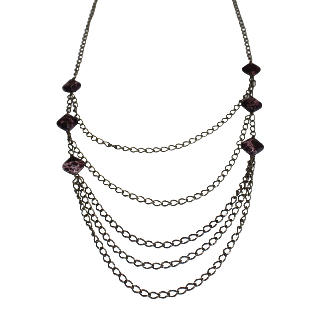 Romelia Stone Necklace (colors available)